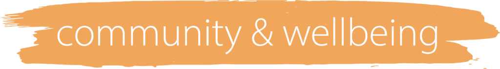 logo for community and wellbeing