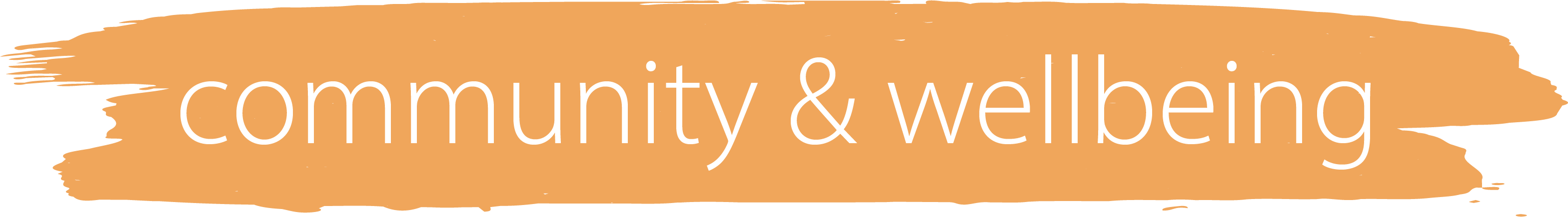 logo for community and wellbeing