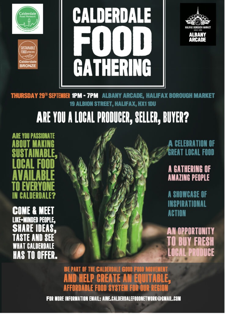 Calderdale Food Gathering poster